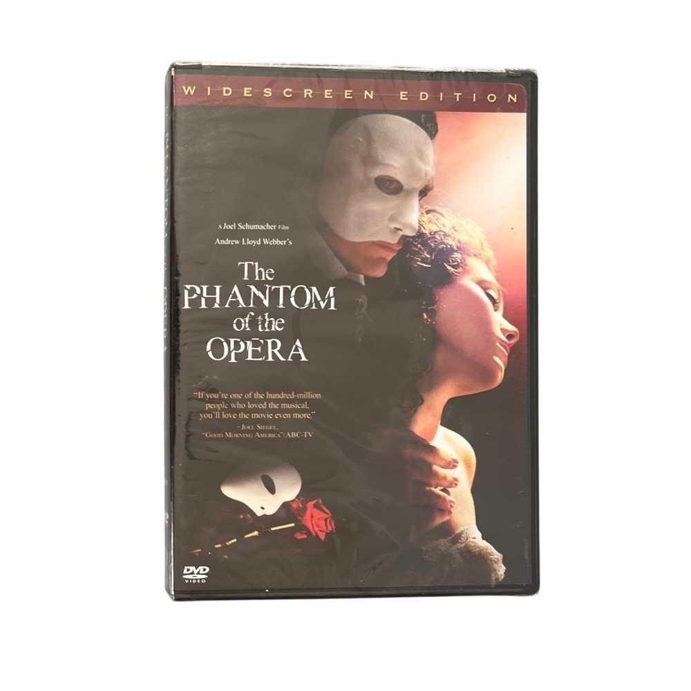 The Phantom of the Opera DVD 2004 Widescreen Edition Joel Schumacher New Sealed